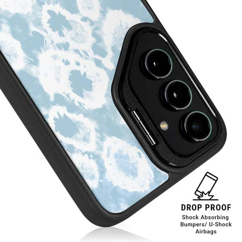 Blue Tie Dye Galaxy S24 Plus Kickstand Case
